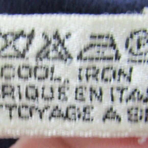 Chanel Silk Interlocking CC Logo Solid Blue White Trim 26" Square Scarf - Picture 5 of 7